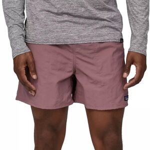 Patagonia Men’s Outdoor Shorts Size XL with Drawstring Dark Purple Color